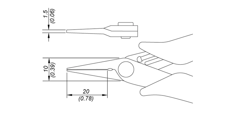 PLR540 Cartridge Extractor Plier