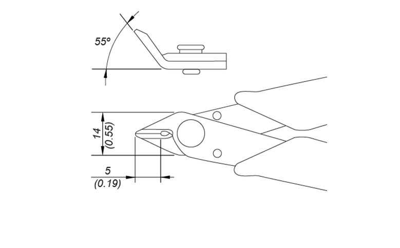 SHR240 Shear 55° Angle Cut