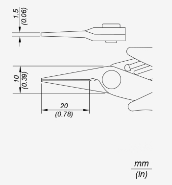 JBC Pliers for electronics