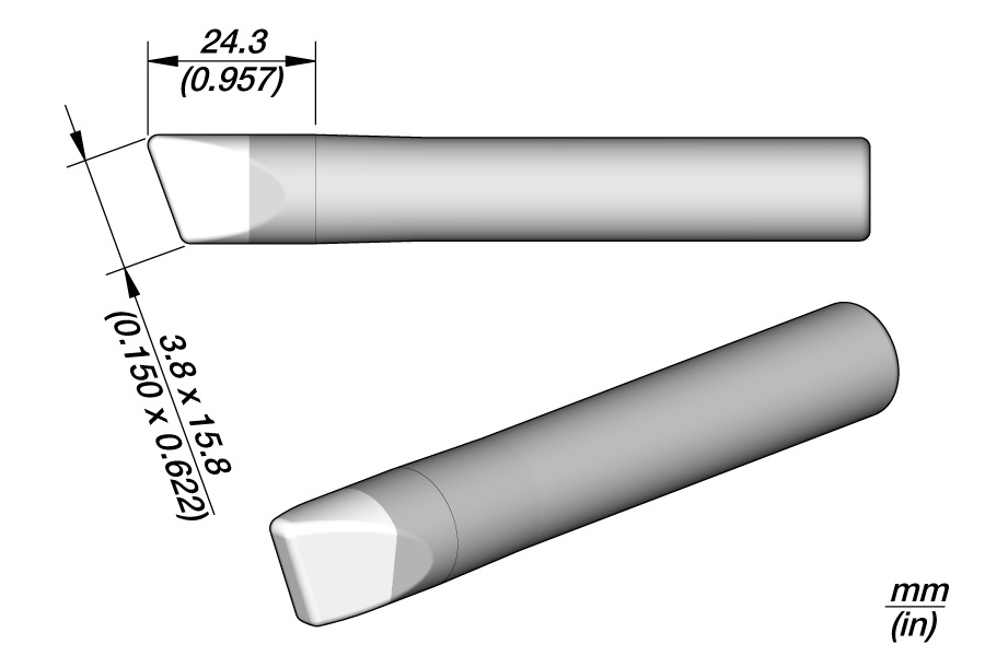 0180420 - 150D Long life tip for 150S soldering iron