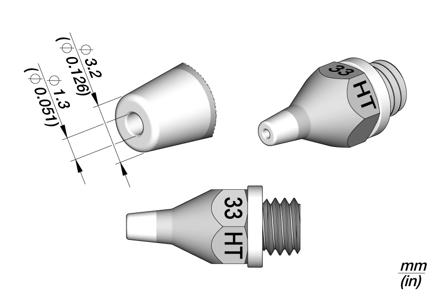 0321300 - 33 HT - High thermal Performance Tip