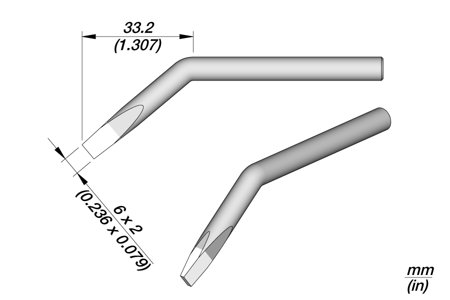 0500405 - 50D Long life tip for 50S soldering iron