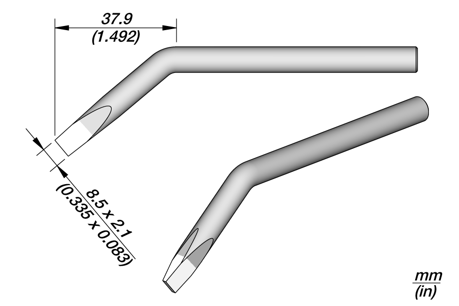 0800409 - 80D Long life tip for 80S soldering iron