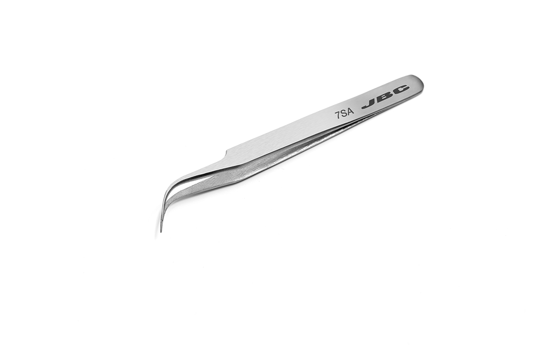 8002149 - 7SA Curved tip Tweezers