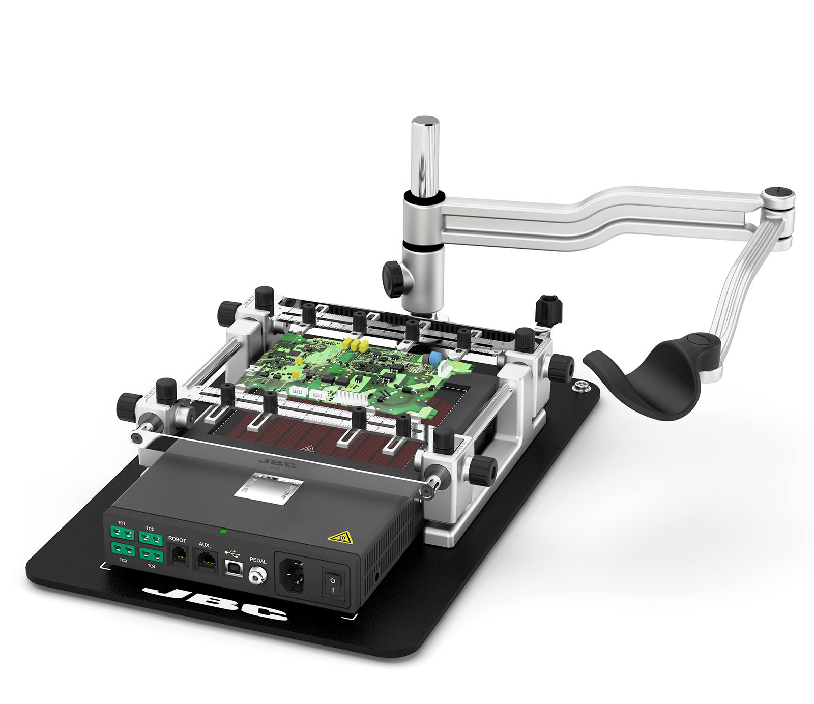 RBS - Rework Bench for PCBs up to 13 x 13 cm / 5 x 5